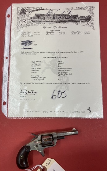 Colt Pre 1898 New Line Pre 1898 New Line .22 RF Re