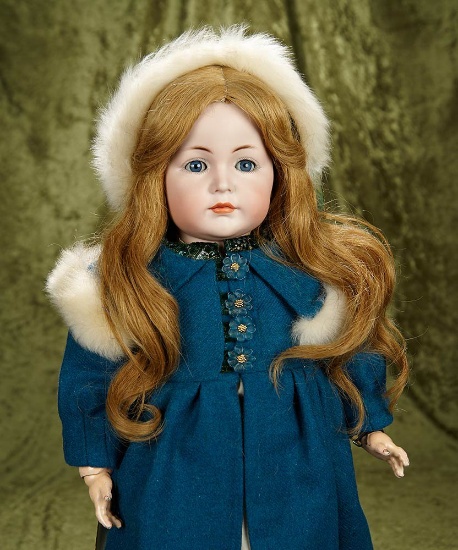 24" German bisque doll "Mein Liebling", model 117/A by Kammer and Reinhardt. $2800/3200