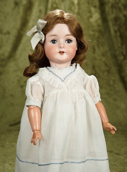 16" German bisque child, 1916, by Bergman with sweet face. $400/500