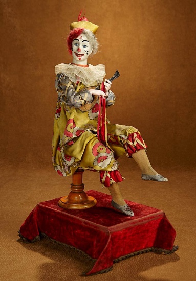 French Automata "Saucy Jester with Mandolin" by Leopold Lambert 7500/9500