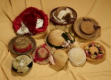Ten antique doll bonnets. $600/900