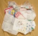 Lot of antique handkerchiefs. $200/400