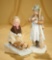 Pair of German bisque Snow People figurines. $200/400