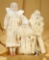 Group of three German bisque Snowbaby shoulder head dolls. $300/500