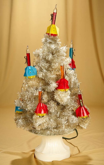 Noma nine light Christmas bubble light tree with ten working rocket bubble lights. $200/400
