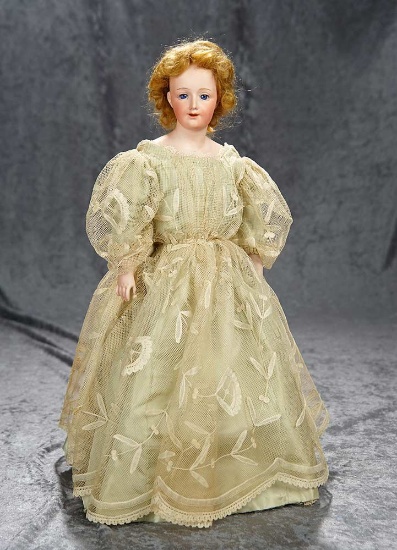 18" Rare German bisque lady doll, 7926, by Gebruder Heubach. $800/1200