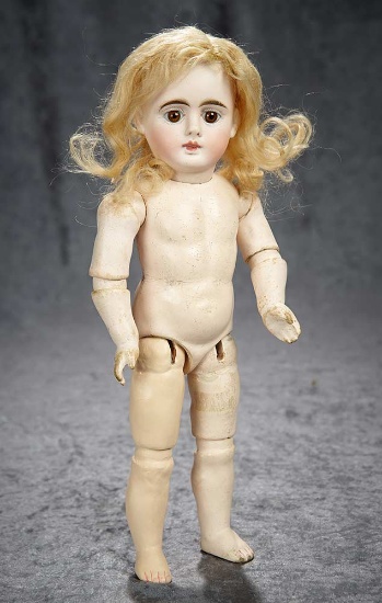 14" Rare Sonneberg closed mouth doll with original body. $800/1100
