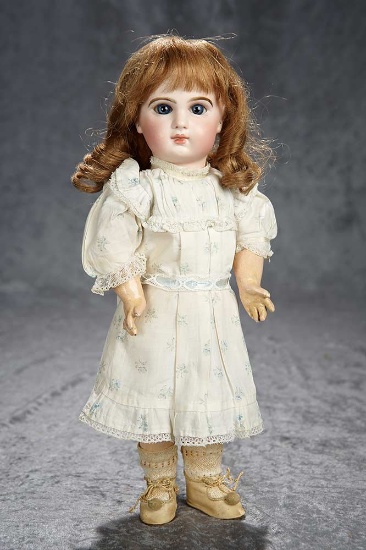 14" French bisque Bebe Jumeau, Depose Model with original signed body. $1400/1800