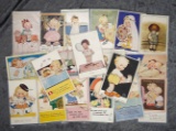 Nineteen vintage postcards with drawings by Mabel Lucie Attwell. $200/300