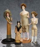 Four German bisque flapper era ladies. $800/1200