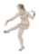 German Porcelain Dancing Lady with Elaborate Gold Jewelry 700/900