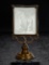French Miniature Lithopane in Brass Framed Stand 400/600
