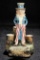 Majolica Figure of Uncle Sam from Palmer Cox Brownies 500/700