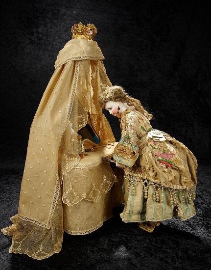 Outstanding French Musical Automaton "Lady at the Toilette Table" by Vichy 12,000/17,000