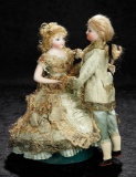 Beautiful French Bisque Musical Automaton 