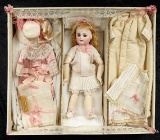 All-Original French Bisque Bebe, Rabery and Delphieu,Superb Original Presentation Box  8000/11,000