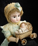 Beautiful French Bisque Bebe, Series C, by Jules Steiner with Very Delicate Bisque 3500/4500