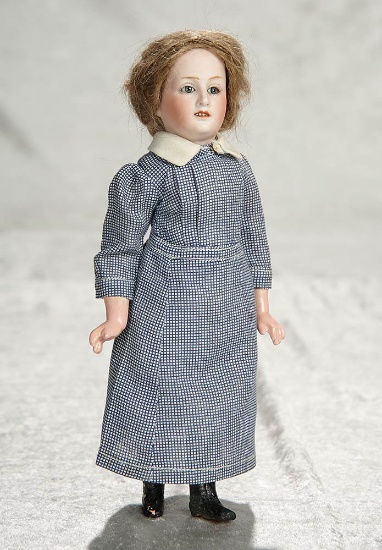 9" Rare German bisque lady with wonderful expression, costume. $500/750