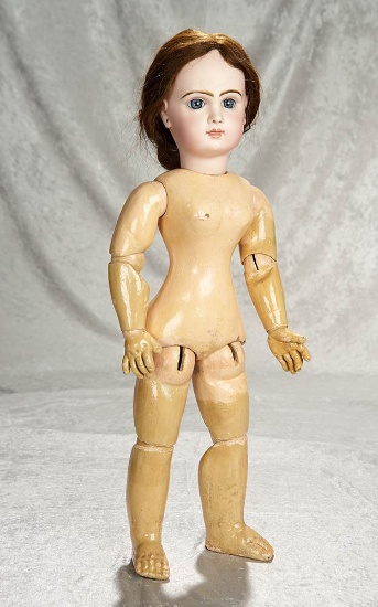 24" French bisque lady doll by Emile Jumeau, tete model, unique shapely lady body. $2600/3200
