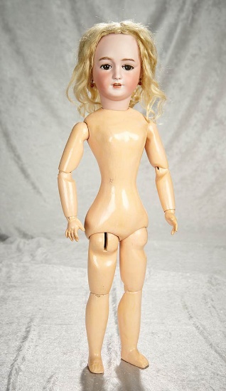 German bisque lady doll, 1159, by Simon and Halbig with original French lady body. $1100/1400