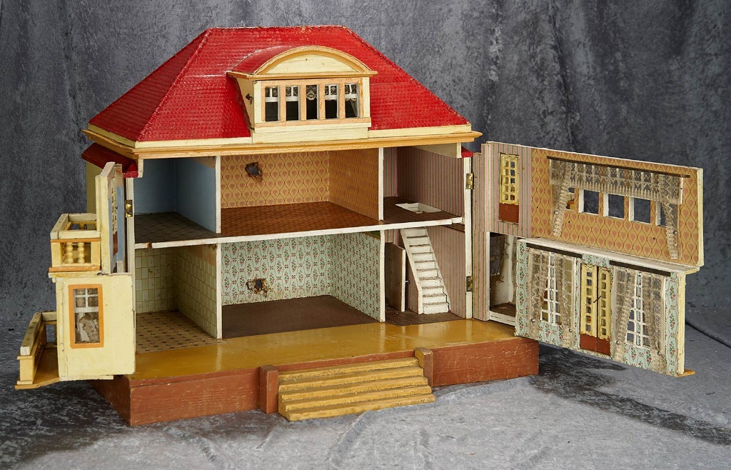 german wooden dollhouse