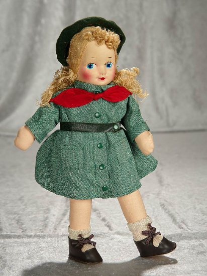 13" American cloth "Girl Scout" by Georgene Novelties. $200/400