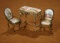 Viennese Bronze and Enamel Miniature Furnishings 400/500