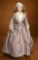 English Wax Doll with Lever Sleep Eyes and Lovely Costume 700/900