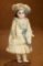 Petite Sonneberg Bisque Doll in Original Mariner Costume 800/1000