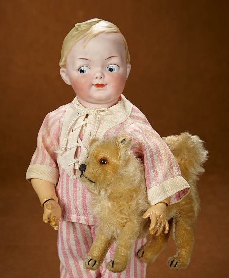 Fine Large German All-Bisque Doll with Rare Shoes Attributed to Simon and  Halbig 1100/1500 Auctions Online, Proxibid