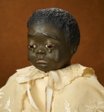 American Black-Complexioned Paper Mache Doll 