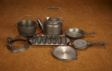 Collection of Antique Child-Size Cast Iron Cookware 400/500