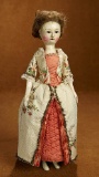 18th Century English Wooden Doll with Enamel Eyes 11,000/14,000