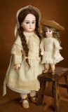 French Bisque Bebe Jumeau with Lovely Antique Costume 3200/3800