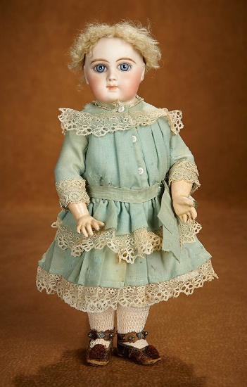 French Bisque Premiere Bebe by Jumeau with Original Wig, Comb and Body 4500/5500