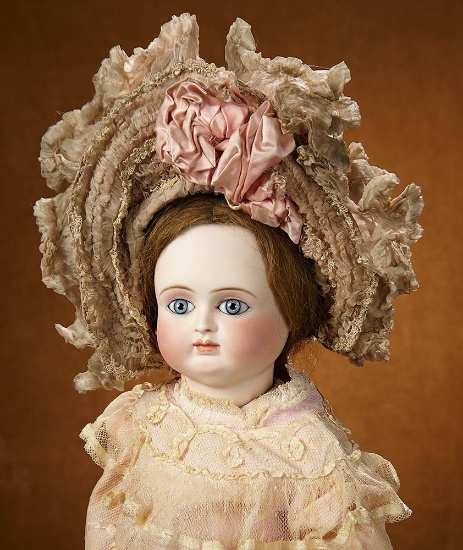 Early Period French Bisque Bebe by Schmitt et Fils with Exceptional Modeling 9500/14,500