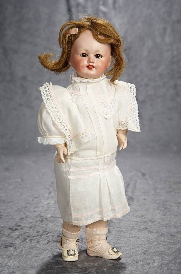 14" Rare French Bisque Character, Model 246, by SFBJ, Size 4. $600/900