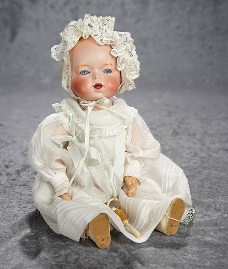 14" Rare French Bisque Character, Model 241, with Toddler Body,  by SFBJ. $600/800