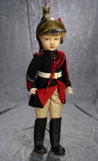 21" French cloth doll by Reynal from their rare Princes and Princesses series. $600/800