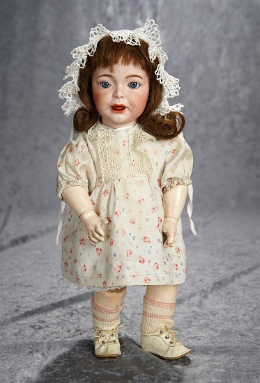 16" French bisque character, rare model 234, by SFBJ with toddler body. $1100/1300