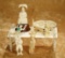 19th Century carved bone miniature objects. $400/600