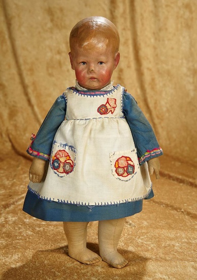 17" German cloth character, series I by Kathe Kruse. $900/1200
