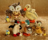 Collection of German mohair miniature animals by Steiff. $600/900