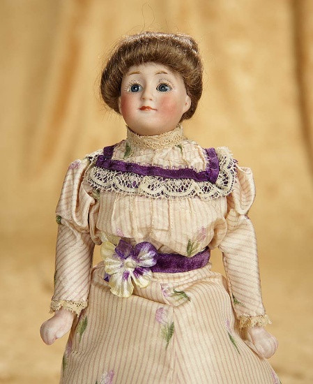 10" Dainty German bisque "Gibson Girl", model 172 by Kestner. $600/900