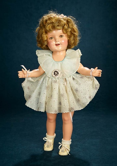 Composition Shirley Temple by Ideal in "Starburst" Dress 300/500