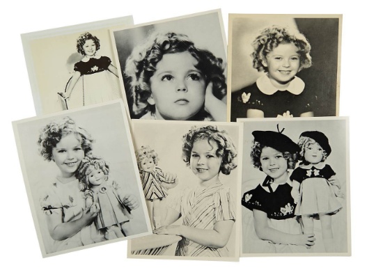 Six Publicity Photographs of Shirley Temple 50/150