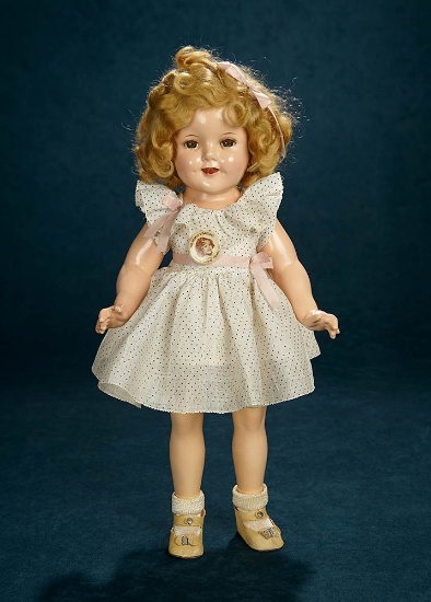 Composition Shirley Temple by Ideal in Pleated "Dancing" Dress 300/500