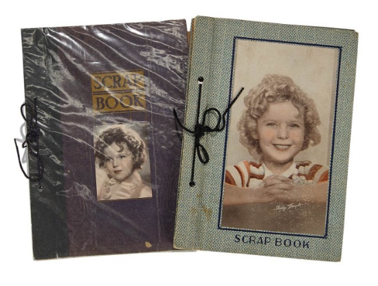 Two Early Scrapbooks with Newspaper Clippings and Photographs 200/400