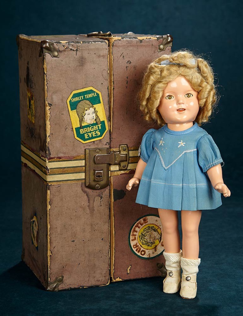 shirley temple doll blue dress