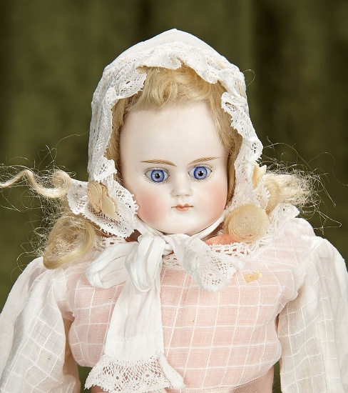 14" German bisque closed mouth doll, 639, by Alt, Beck & Gottschalk. $400/500